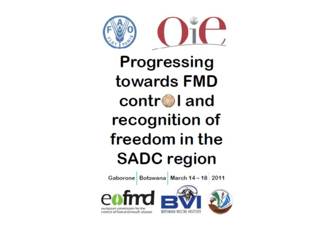 FMD Meeting banner southern Africa 2011