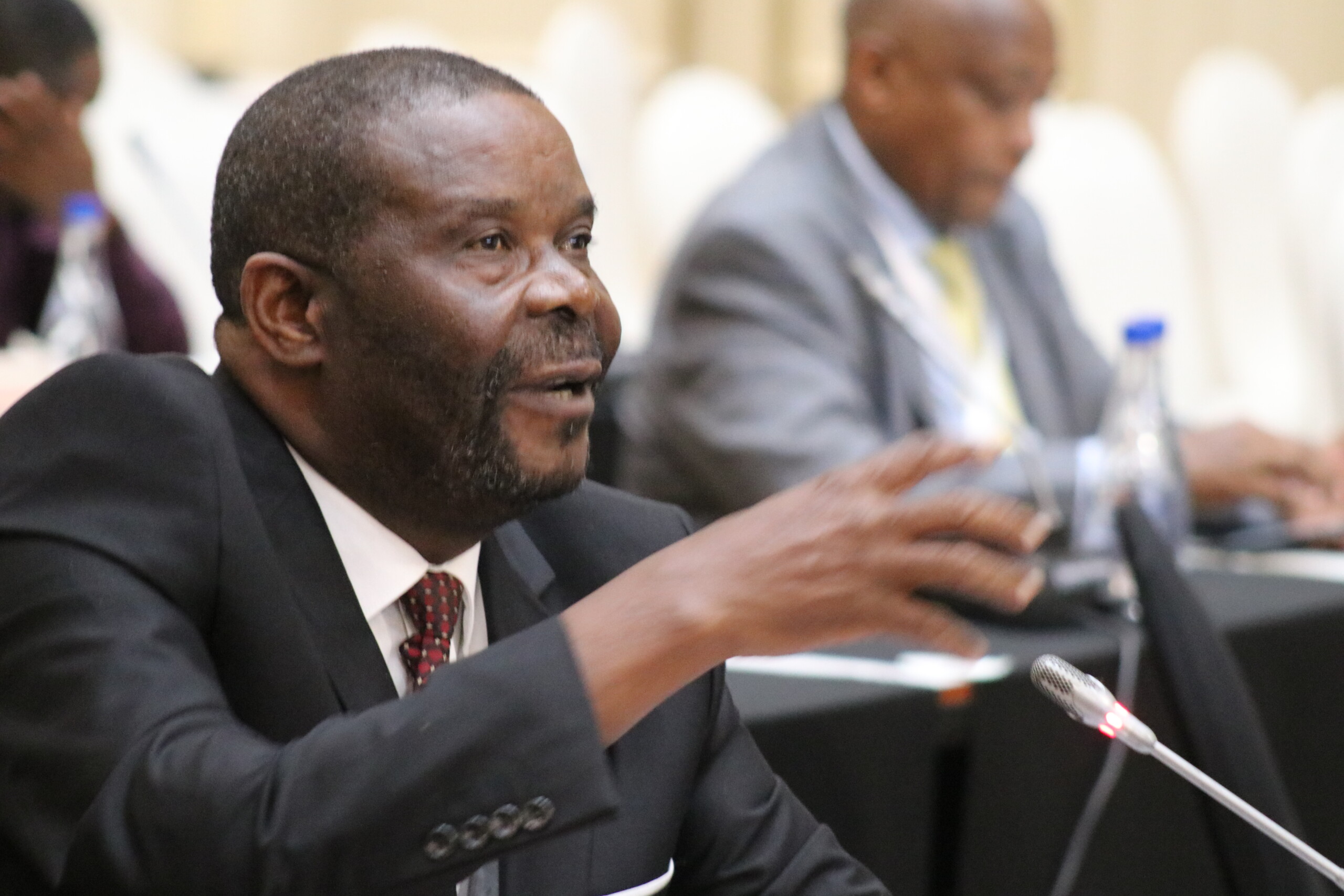 Dr Pious Makaya, representing the WOAH Delegate of Zimbabwe (accredited Delegate). Représentant du Délégué OMSA du Zimbabwe (Délégué accredité). Photo (c) P. Bastiaensen (woah) 2023